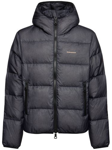 Logo Nylon Puffer Jacket - DSQUARED2 - Modalova