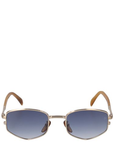 Db Oval Aviator Metal Sunglasses - DB EYEWEAR BY DAVID BECKHAM - Modalova