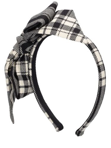 Tartan Headband W/ Bow - ALESSANDRA RICH - Modalova