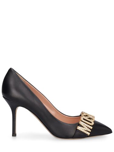 Mm Leather High Heels - MOSCHINO - Modalova