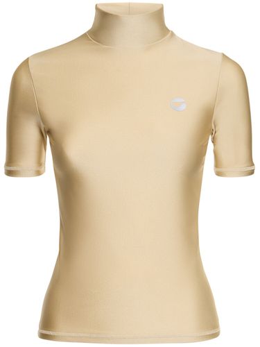 High Neck Fitted Stretch Jersey Top - COPERNI - Modalova