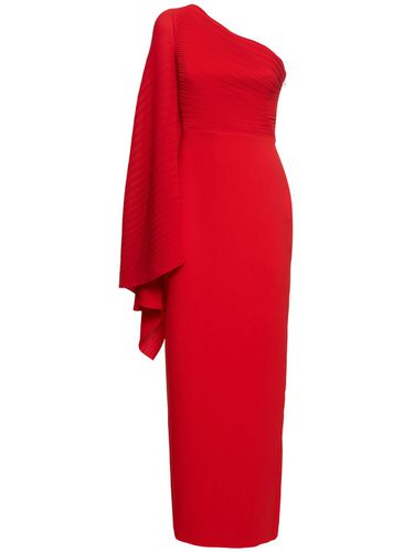 Lillia One Sleeve Crepe Long Dress - SOLACE LONDON - Modalova