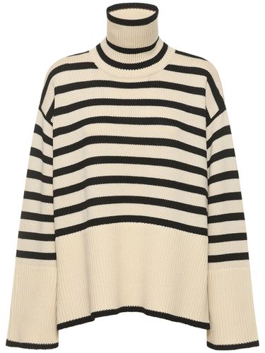 Signature Wool Blend Turtleneck Sweater - TOTEME - Modalova