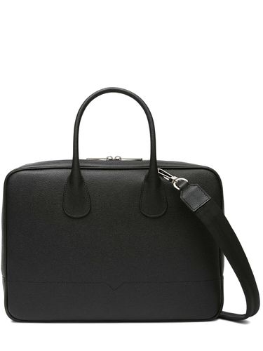 My Logo Leather Briefcase - VALEXTRA - Modalova