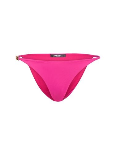 Slip Bikini In Lycra Con Medusa - VERSACE - Modalova