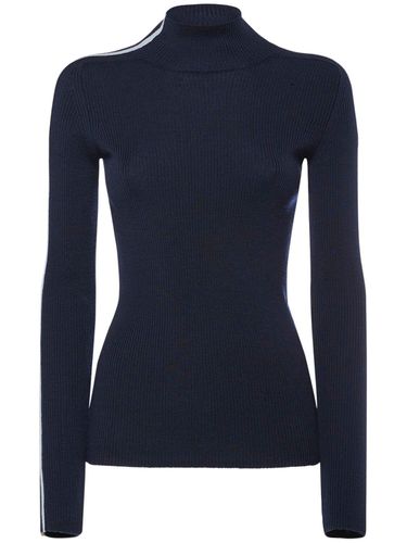 Wool Turtleneck Sweater - MONCLER - Modalova