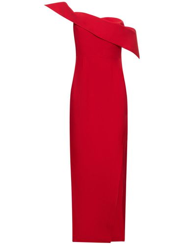 Asymmetrisches Maxikleid Aus Wolle & Seide - ROLAND MOURET - Modalova