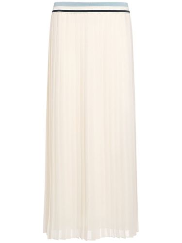 Tech Pleated Maxi Skirt - MONCLER - Modalova