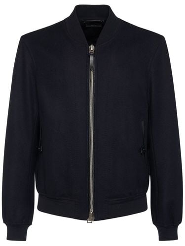 Chaqueta Bomber De Fieltro - TOM FORD - Modalova