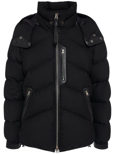 Lightweight Wool Blend Down Jacket - TOM FORD - Modalova