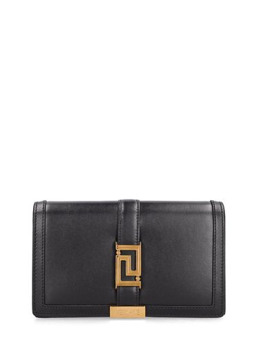 Greca Goddess Leather Chain Wallet - VERSACE - Modalova