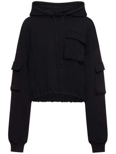 Sudadera De Algodón Con Capucha - MSGM - Modalova