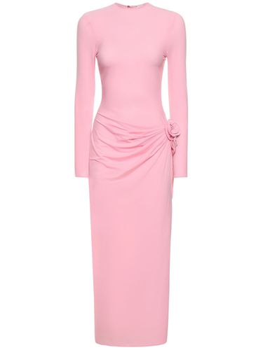 Draped Jersey Long Dress - MAGDA BUTRYM - Modalova