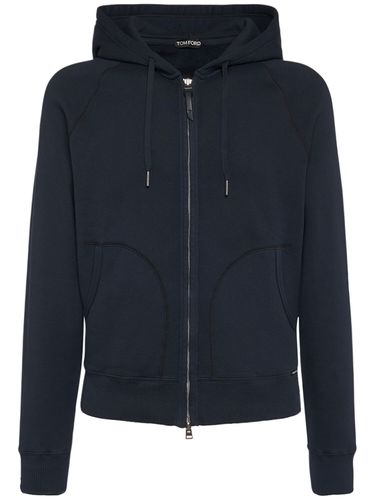 Vintage Garment Zip Hoodie - TOM FORD - Modalova