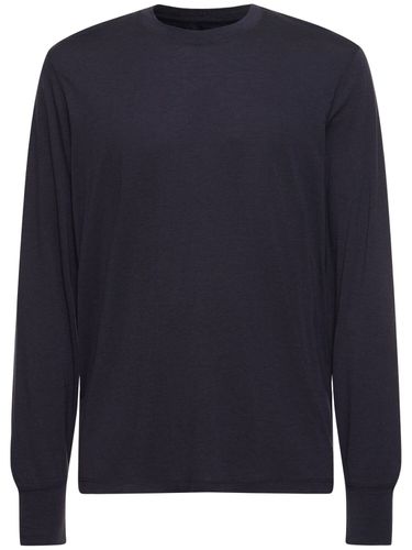 Lyocell & Cotton Crewneck T-shirt - TOM FORD - Modalova