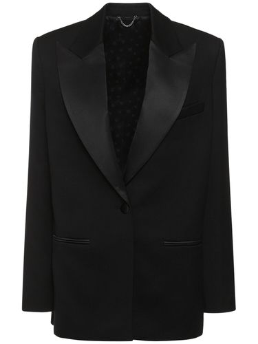 Wool Crepe Single Breasted Jacket - MAGDA BUTRYM - Modalova