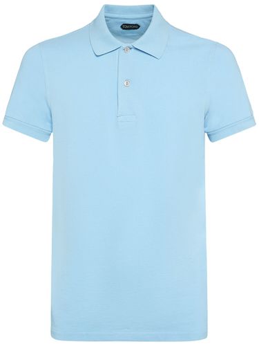 Polo De Algodón Piqué - TOM FORD - Modalova