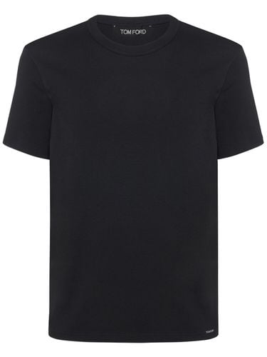 Camiseta De Algodón Jersey - TOM FORD - Modalova