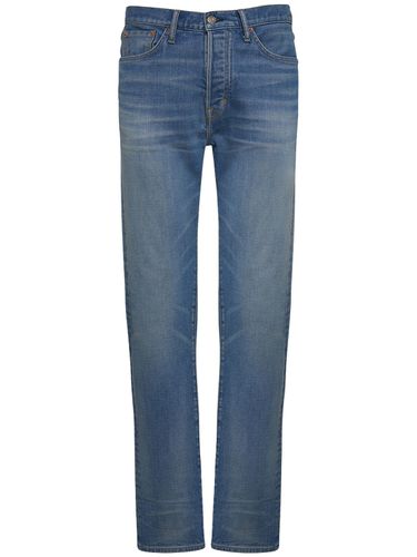 Broken Denim Twill Jeans - TOM FORD - Modalova