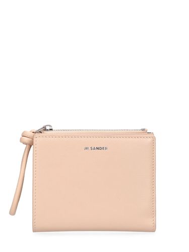 Mini Embossed Leather Wallet - JIL SANDER - Modalova