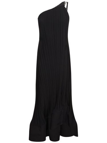 Pleated Viscose Flared Long Dress - LANVIN - Modalova