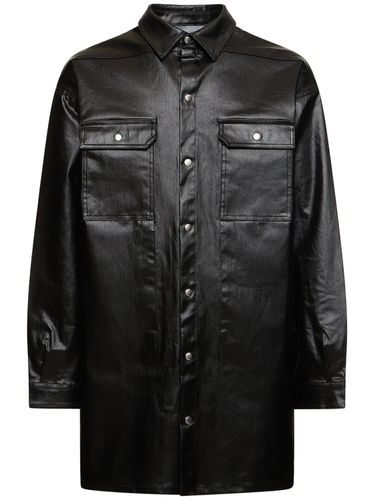 Camicia Oversize In Cotone - RICK OWENS - Modalova