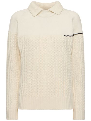 Pullover Aus Wolle Mit Kragen - VICTORIA BECKHAM - Modalova