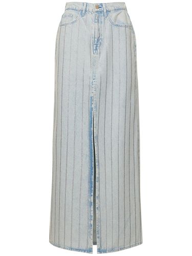 Ms. Sofiane High-rise Slit Denim Skirt - TRIARCHY - Modalova