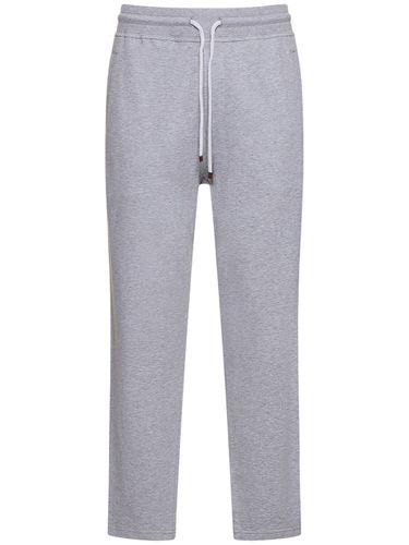 Cotton Blend Sweatpants - BRUNELLO CUCINELLI - Modalova