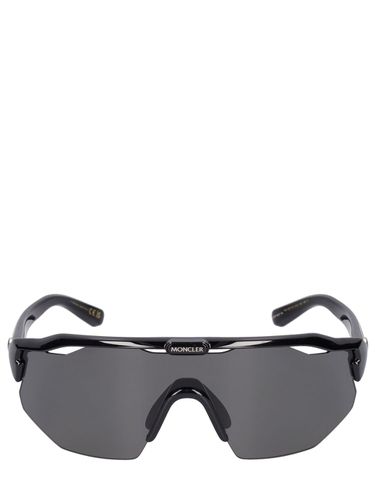 Shield Acetate Mask Sunglasses - MONCLER - Modalova