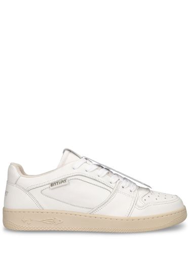 Ej Egg Tag Low Leather Sneakers - ENTERPRISE JAPAN - Modalova