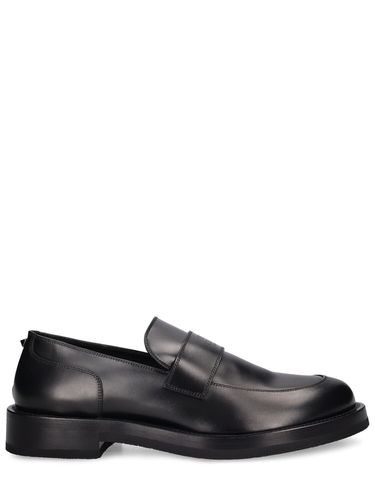 Mm Rockstud Essential Leather Loafers - VALENTINO GARAVANI - Modalova