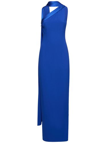 One-shoulder Satin Crepe Gown - ROLAND MOURET - Modalova