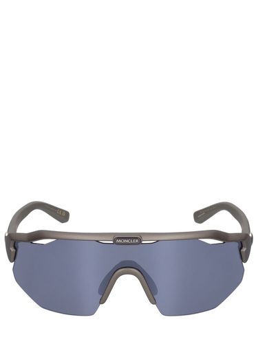 Shield Acetate Mask Sunglasses - MONCLER - Modalova