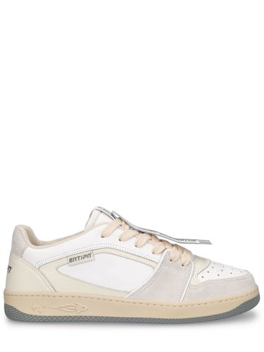 Ej Egg Tag Low Leather Sneakers - ENTERPRISE JAPAN - Modalova