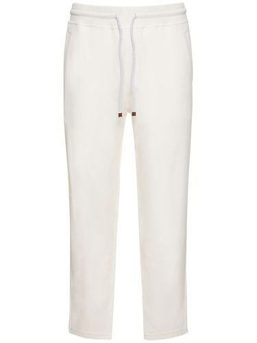 Cotton Blend Sweatpants - BRUNELLO CUCINELLI - Modalova