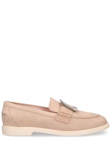 Mm Metal Buckle Suede Loafers - ROGER VIVIER - Modalova