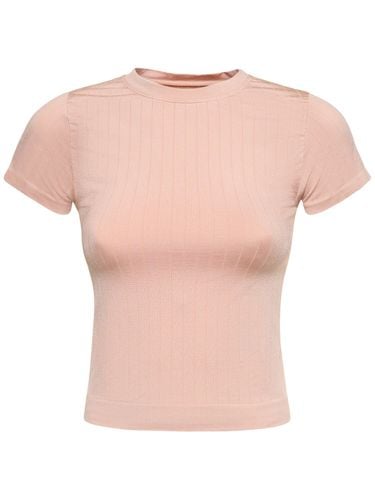 Camiseta Cropped Acanalada Sapient - PRISM SQUARED - Modalova