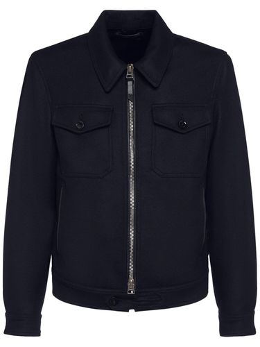 Officer Light Melton Jacket - TOM FORD - Modalova