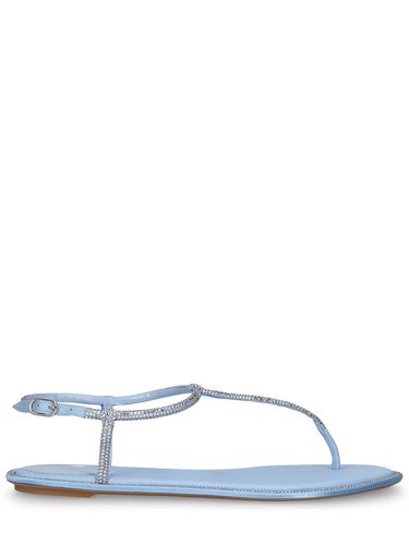 Mm Embellished Satin Thong Sandals - RENÉ CAOVILLA - Modalova