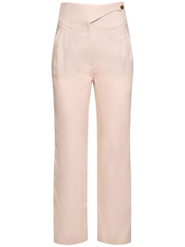 Midday Sun Glycine Basque Linen Pants - BLAZÉ MILANO - Modalova