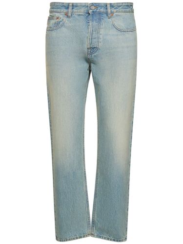 Cotton Denim Regular Jeans - VALENTINO - Modalova