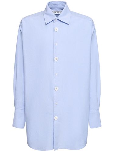 Oversize Cotton Shirt - JW ANDERSON - Modalova