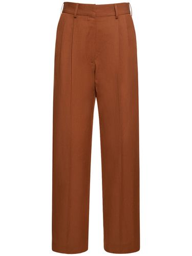 Dojo Rust Fox Linen Blend Pants - BLAZÉ MILANO - Modalova