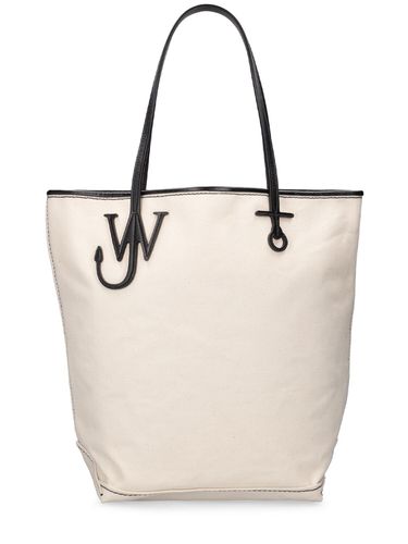 Anchor Logo Cotton Canvas Tote Bag - JW ANDERSON - Modalova