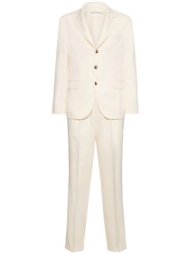 Silk Single Breasted Suit - BRUNELLO CUCINELLI - Modalova