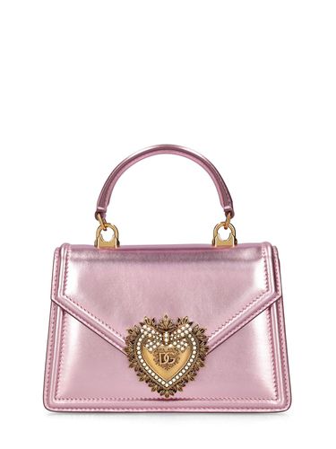 Mini Devotion Laminated Top Handle Bag - DOLCE & GABBANA - Modalova