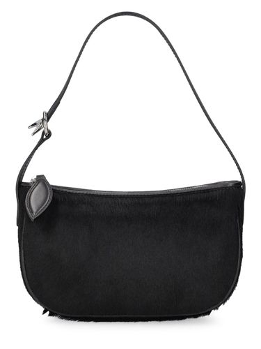 Mini Moon Pony Hair Leather Shoulder Bag - LIFFNER - Modalova