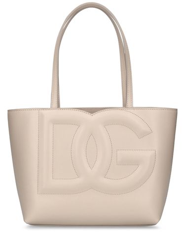 Kleine Tote Aus Leder „dg“ - DOLCE & GABBANA - Modalova