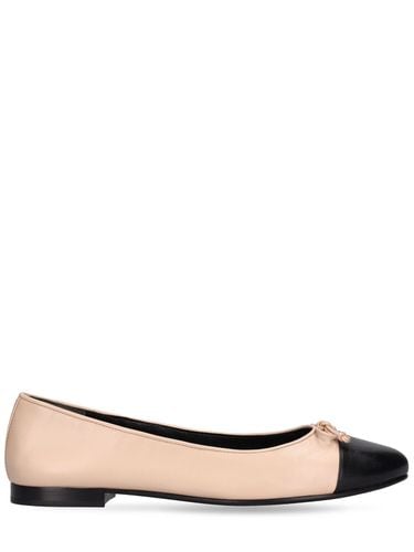 Mm Cap-toe Leather Ballet - TORY BURCH - Modalova